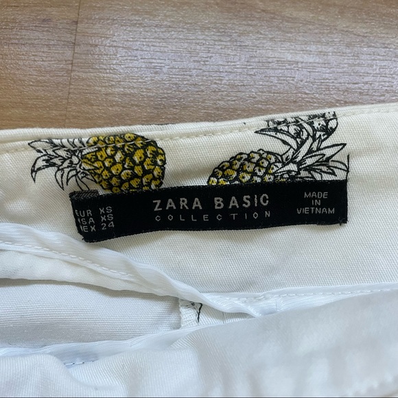 Zara Basic Collection Pineapple Bermuda Shorts - Picture 7 of 7